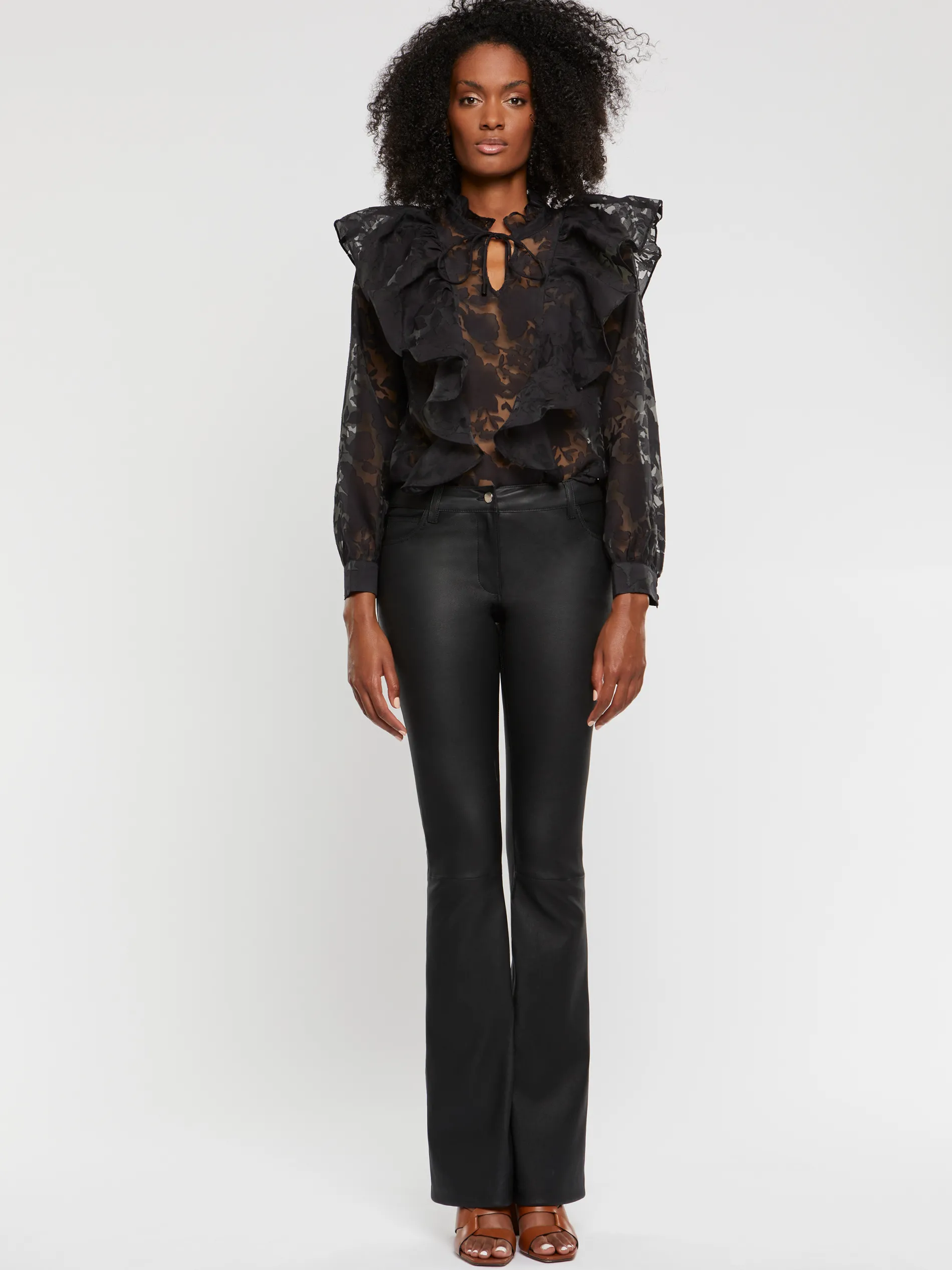 Paule Ka Blouse A Volants En Organza<Femme Tops
