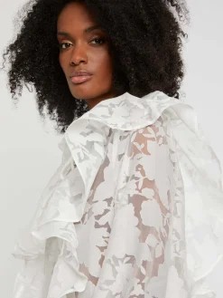 Paule Ka Blouse A Volants En Organza<Femme Tops