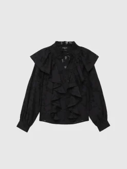 Paule Ka Blouse A Volants En Organza<Femme Tops