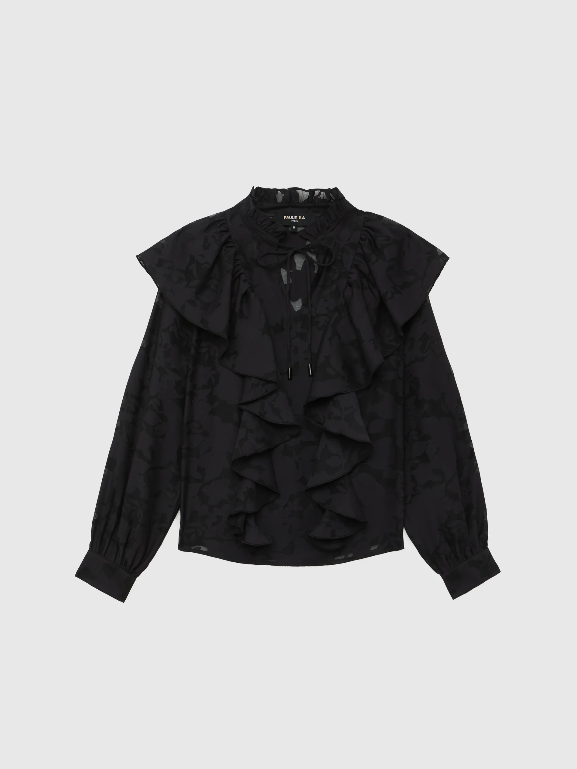 Paule Ka Blouse A Volants En Organza<Femme Tops