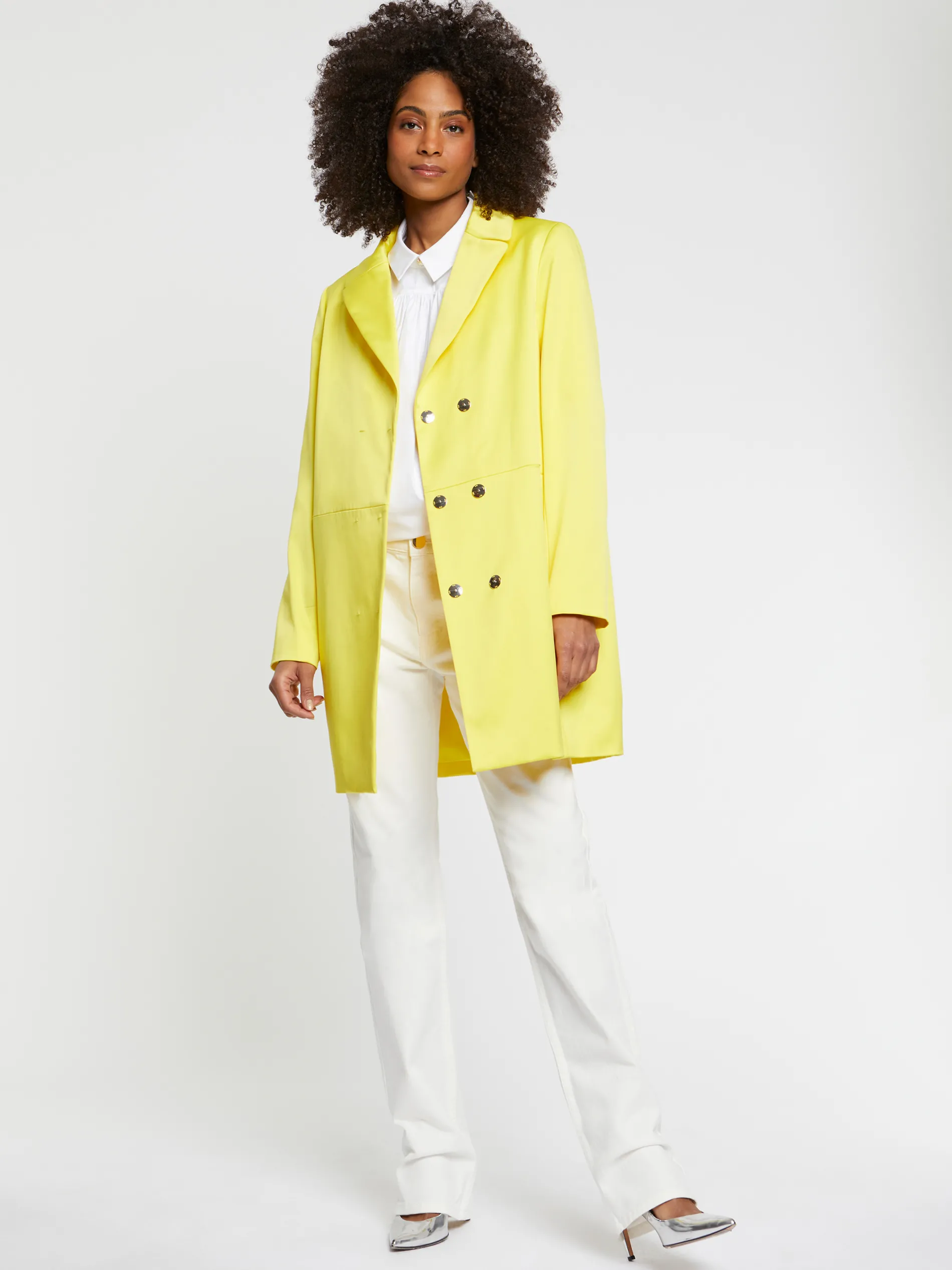 Paule Ka Blouse Plissee En Popeline De Coton<Femme Tops