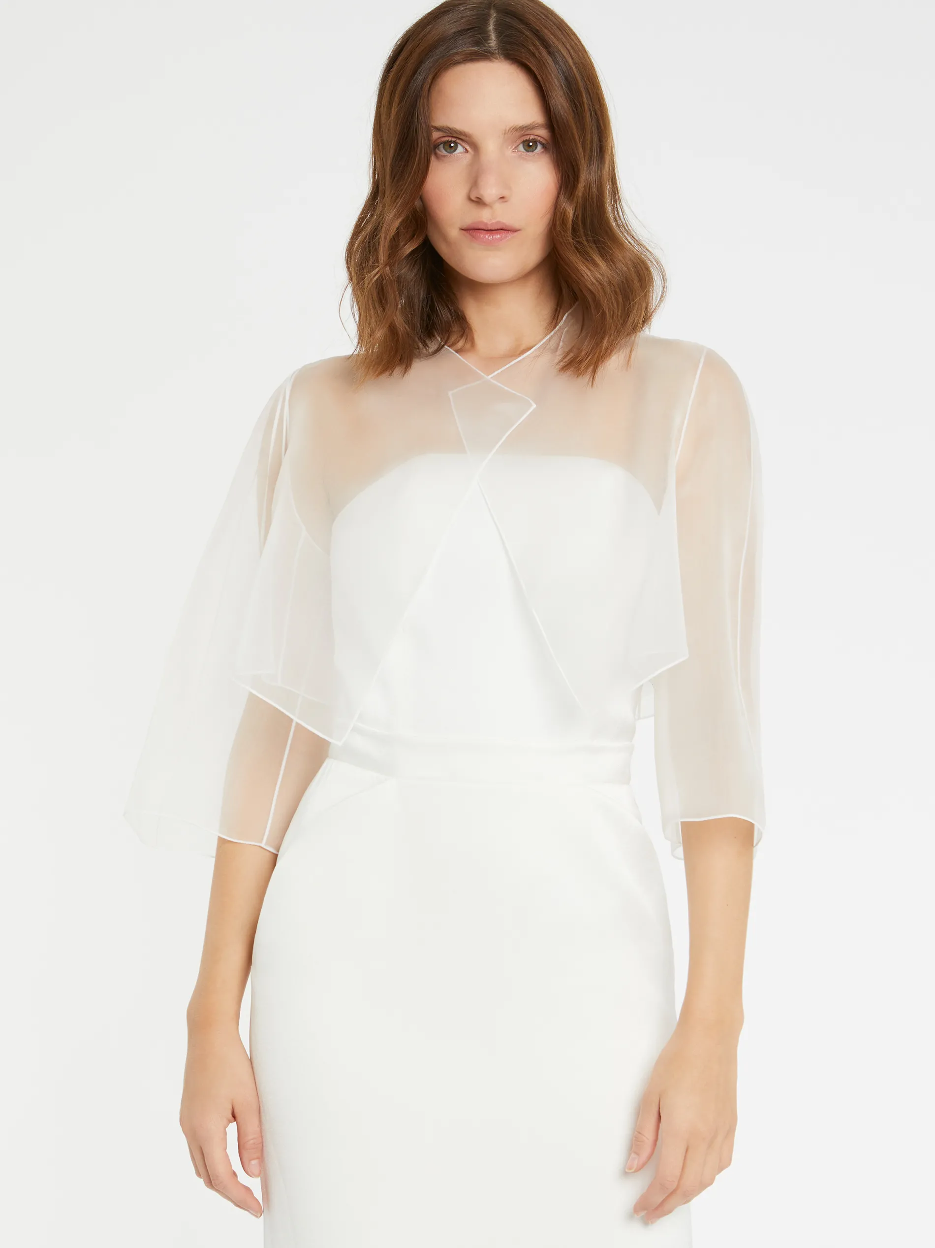 Paule Ka Bolero En Organza De Soie<Femme Vestes