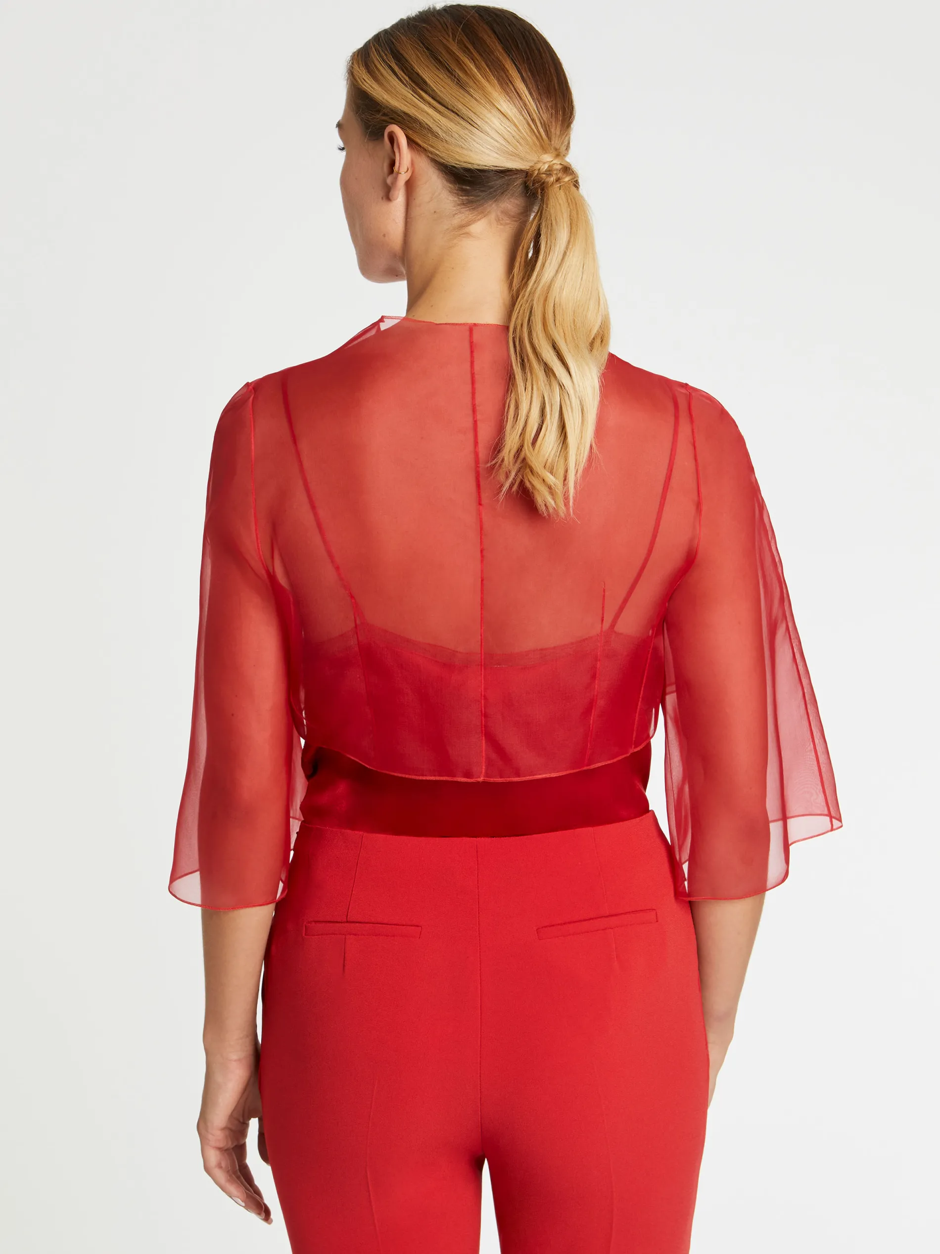 Paule Ka Bolero En Organza De Soie<Femme Vestes