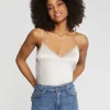 Paule Ka Caraco En Satin De Soie Et Dentelle<Femme Tops