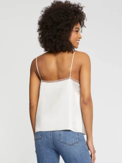 Paule Ka Caraco En Satin De Soie Et Dentelle<Femme Tops
