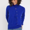 Paule Ka Cardigan A Bouton Bijou En Cachemire<Femme Pulls Et Cardigans