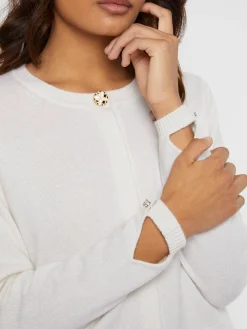Paule Ka Cardigan A Bouton Bijou En Cachemire<Femme Pulls Et Cardigans