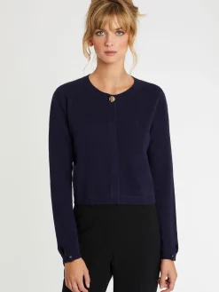 Paule Ka Cardigan A Bouton Bijou En Cachemire<Femme Pulls Et Cardigans