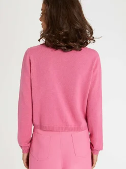 Paule Ka Cardigan A Bouton Bijou En Cachemire<Femme Pulls Et Cardigans
