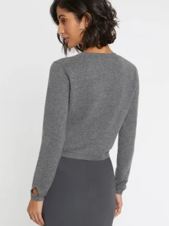 Paule Ka Cardigan A Bouton Bijou En Cachemire<Femme Pulls Et Cardigans