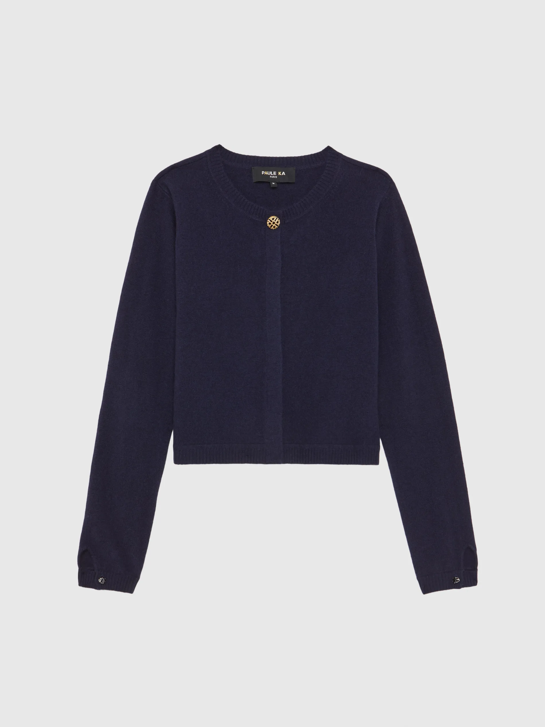 Paule Ka Cardigan A Bouton Bijou En Cachemire<Femme Pulls Et Cardigans