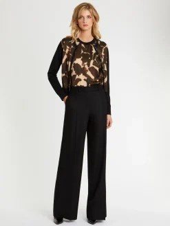 Paule Ka Cardigan Camouflage En Viscose Et Soie<Femme Pulls Et Cardigans