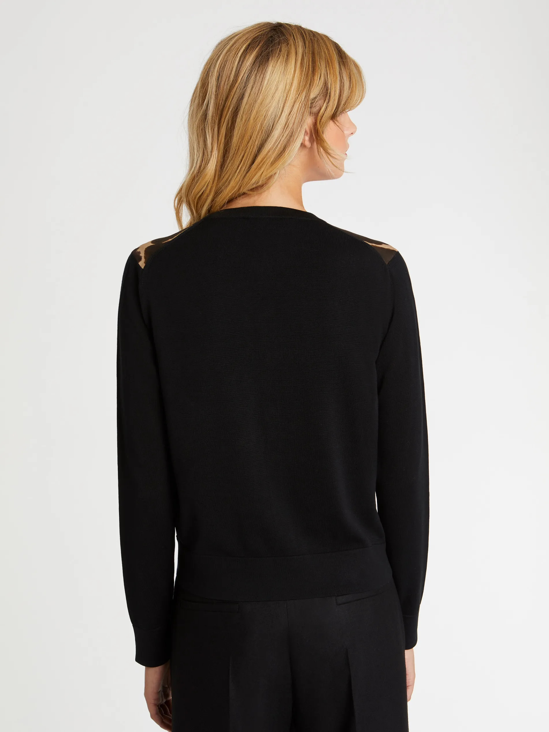 Paule Ka Cardigan Camouflage En Viscose Et Soie<Femme Pulls Et Cardigans