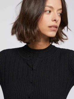 Paule Ka Cardigan Cotele En Laine Merinos<Femme Pulls Et Cardigans