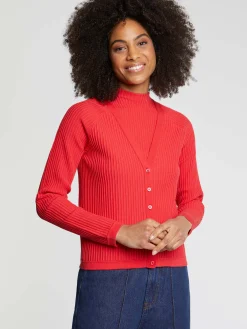Paule Ka Cardigan En Coton Cotele<Femme Pulls Et Cardigans