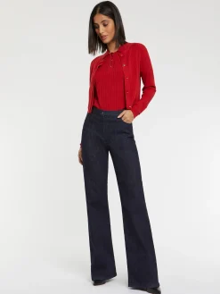 Paule Ka Cardigan En Laine En Maille Cotelee<Femme Pulls Et Cardigans