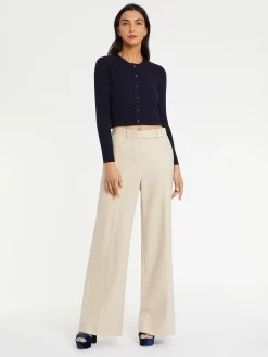 Paule Ka Cardigan En Laine En Maille Cotelee<Femme Pulls Et Cardigans