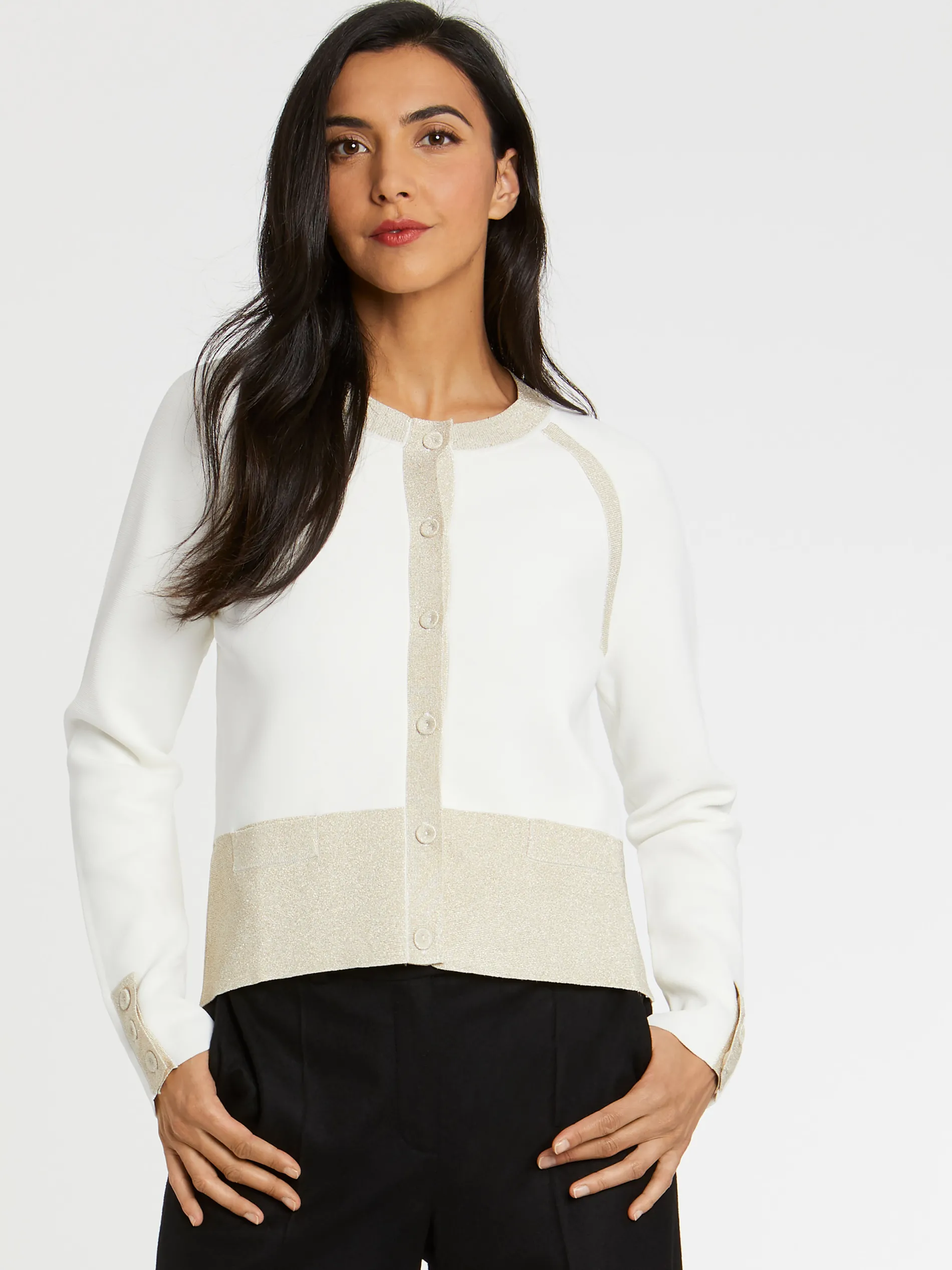 Paule Ka Cardigan En Maille Milano Et Lurex<Femme Pulls Et Cardigans