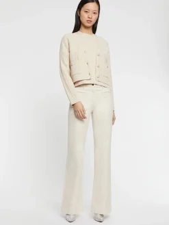 Paule Ka Cardigan En Maille Moulinee, Boutons Perle<Femme Pulls Et Cardigans