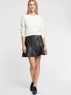 Paule Ka Cardigan En Soie A Points Fantaisie<Femme Pulls Et Cardigans