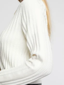 Paule Ka Cardigan En Soie A Points Fantaisie<Femme Pulls Et Cardigans