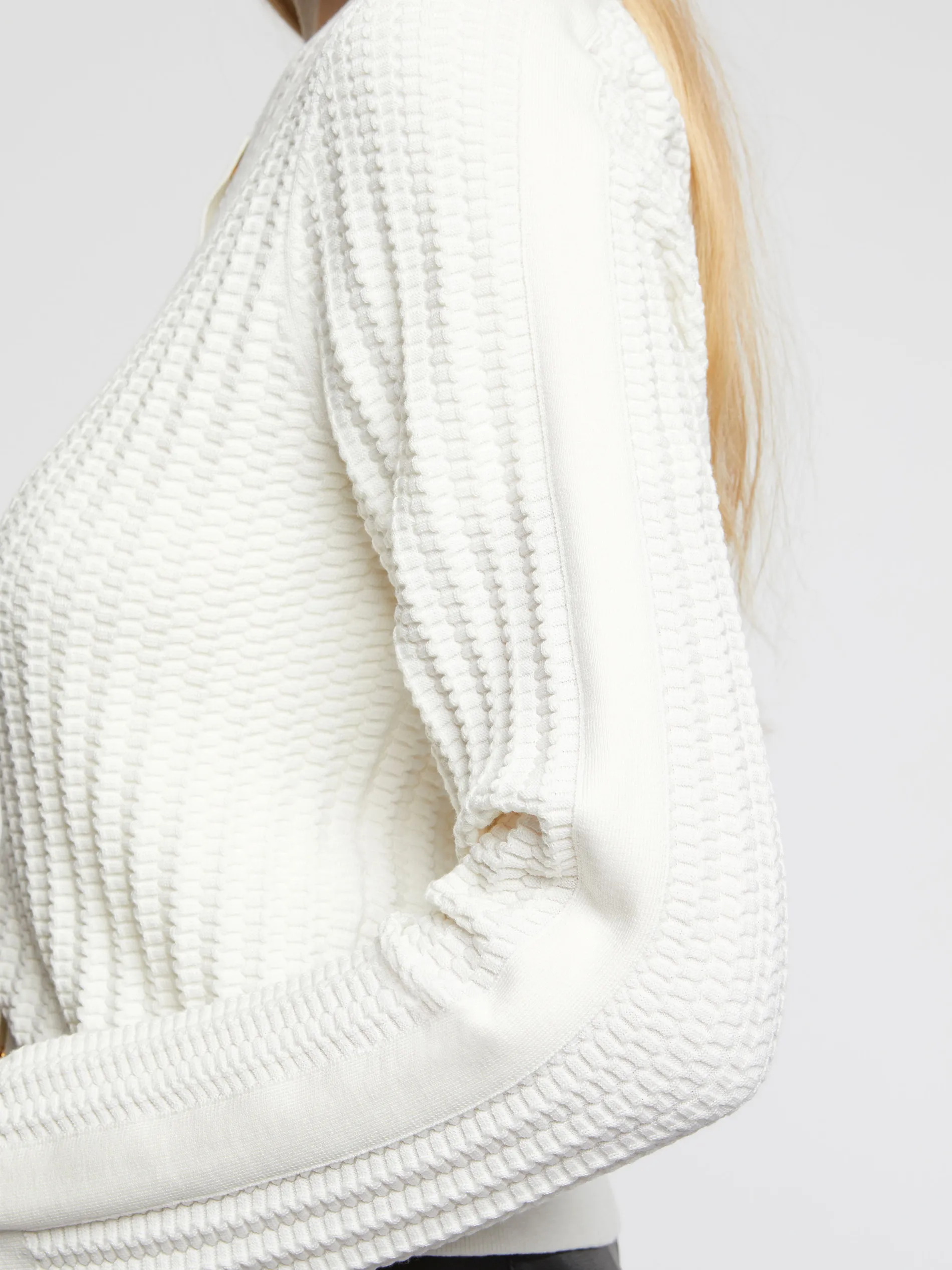 Paule Ka Cardigan En Soie A Points Fantaisie<Femme Pulls Et Cardigans