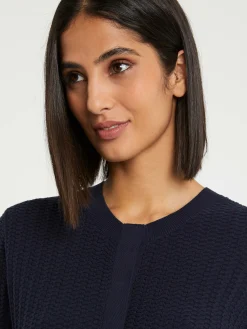 Paule Ka Cardigan En Soie A Points Fantaisie<Femme Pulls Et Cardigans