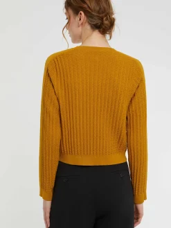 Paule Ka Cardigan En Soie A Points Fantaisie<Femme Pulls Et Cardigans