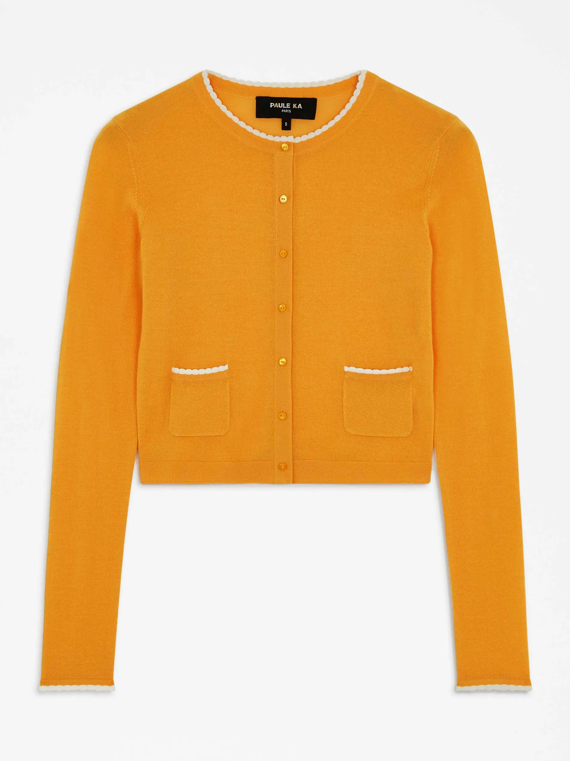 Paule Ka Cardigan Long En Merinos<Femme Pulls Et Cardigans