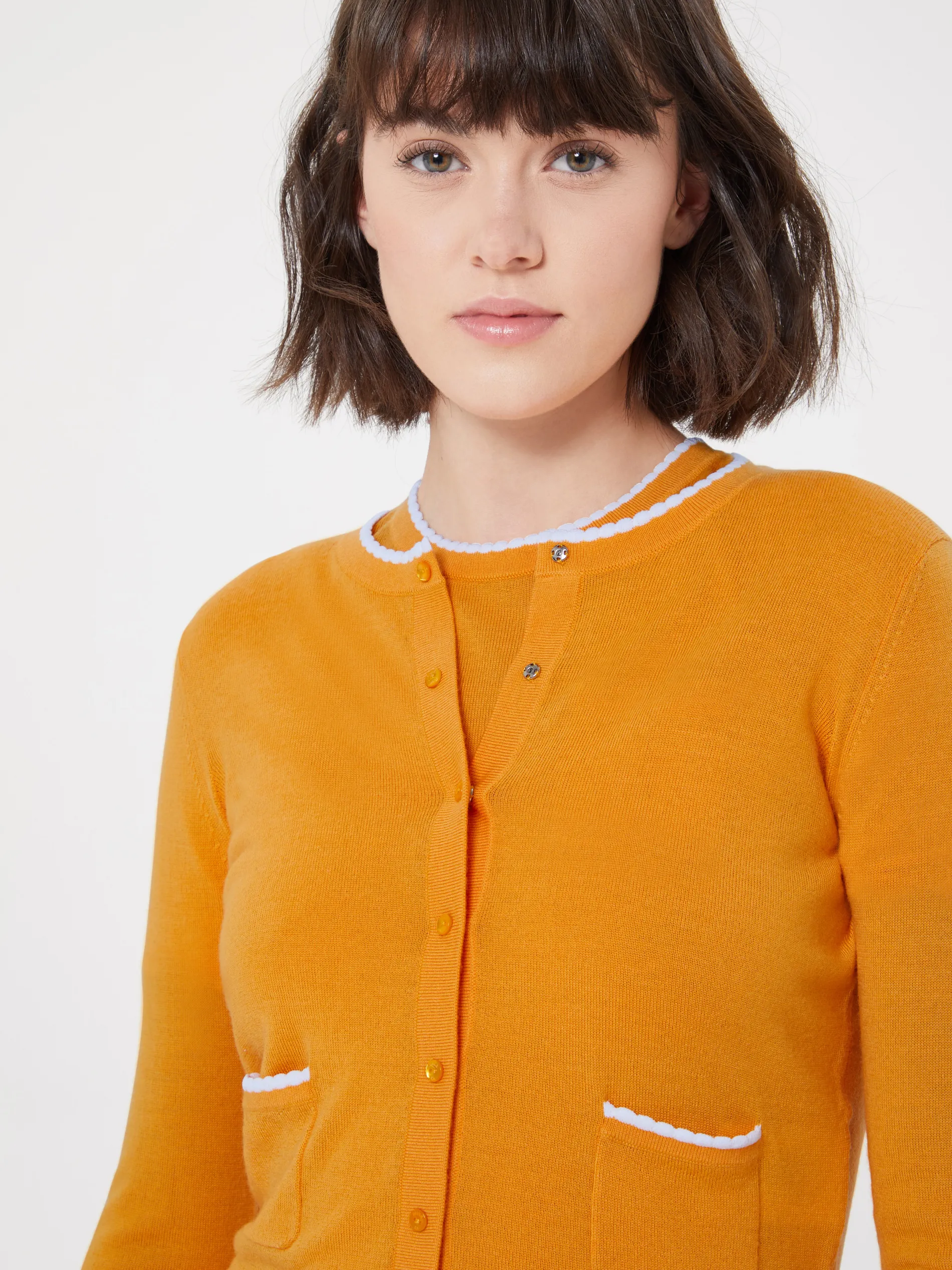 Paule Ka Cardigan Long En Merinos<Femme Pulls Et Cardigans
