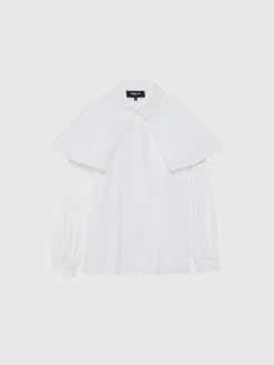 Paule Ka Chemise A Bavolets En Popeline De Coton<Femme Tops