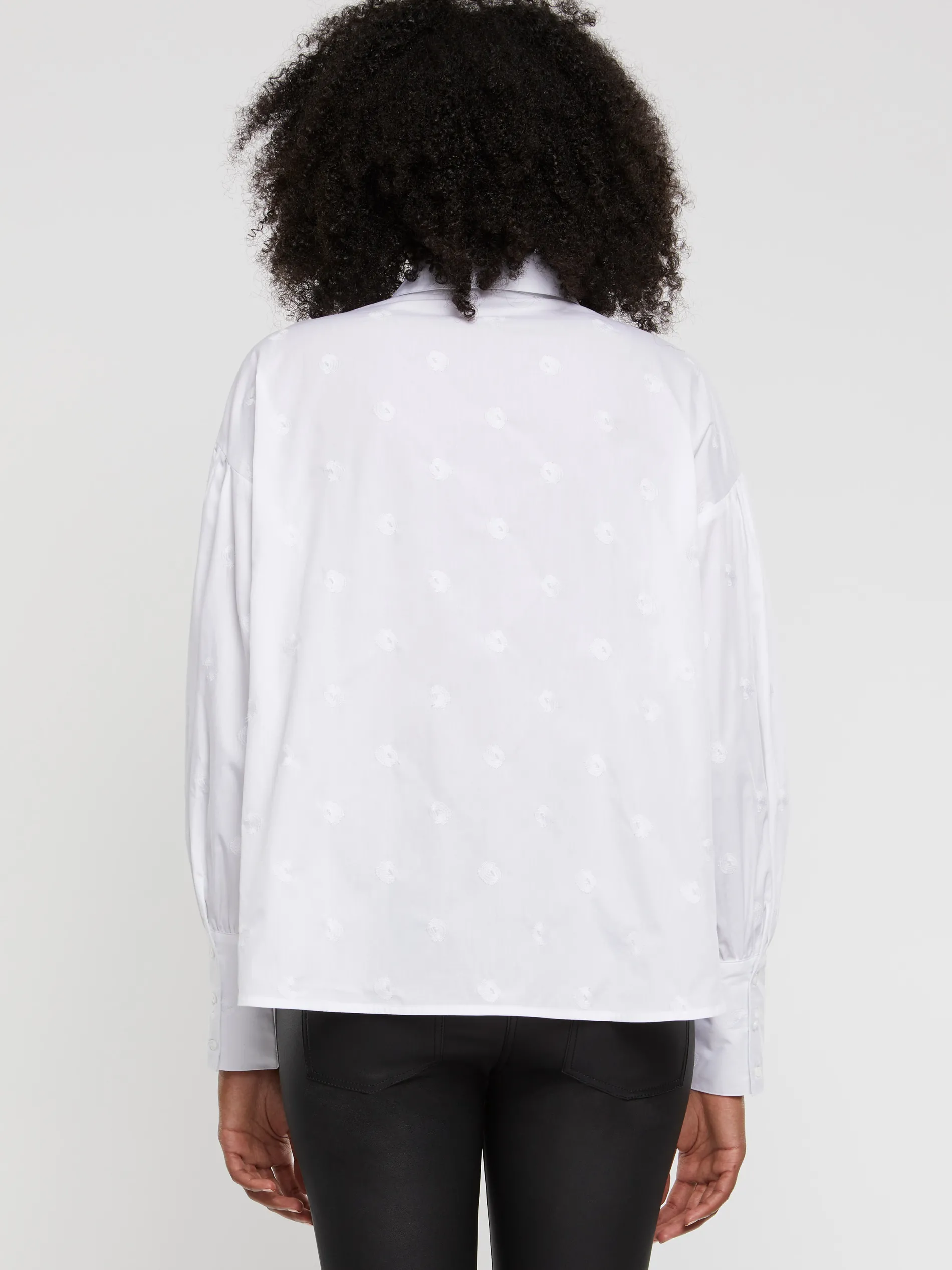 Paule Ka Chemise Brodee En Popeline De Coton<Femme Tops