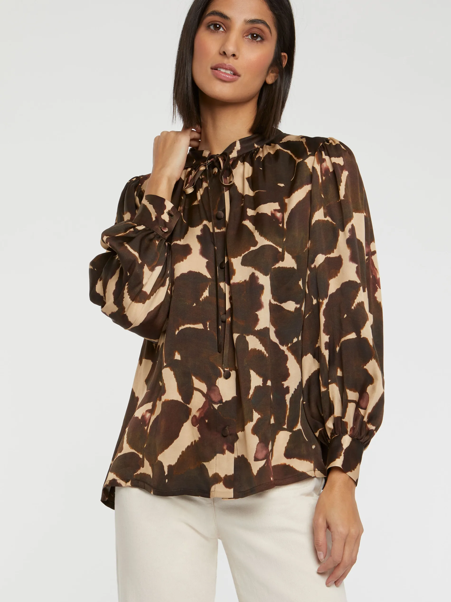 Paule Ka Chemisier A Fleurs En Viscose<Femme Tops