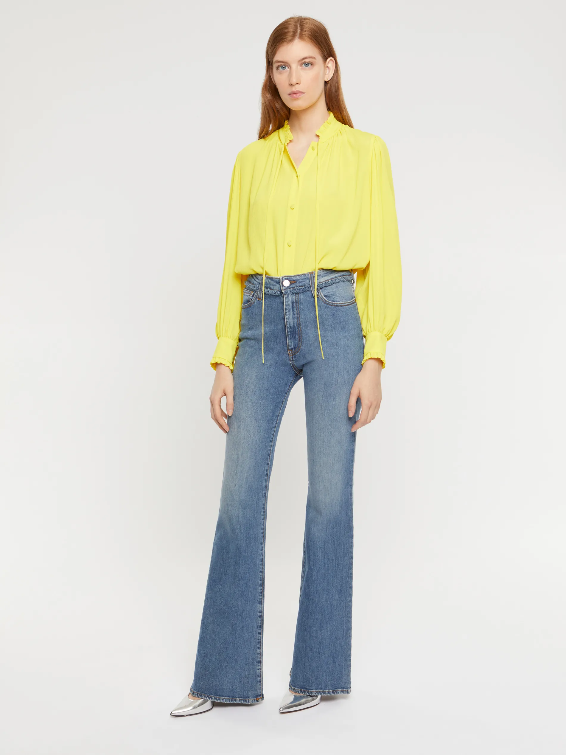 Paule Ka Chemisier Fluide En Crepon De Soie<Femme Tops