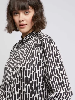 Paule Ka Chemisier Imprime Coups De Pinceau En Viscose<Femme Tops