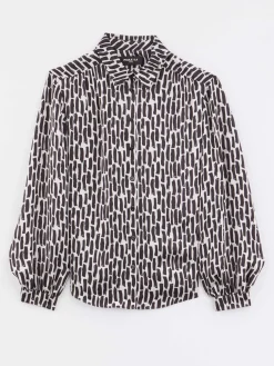 Paule Ka Chemisier Imprime Coups De Pinceau En Viscose<Femme Tops
