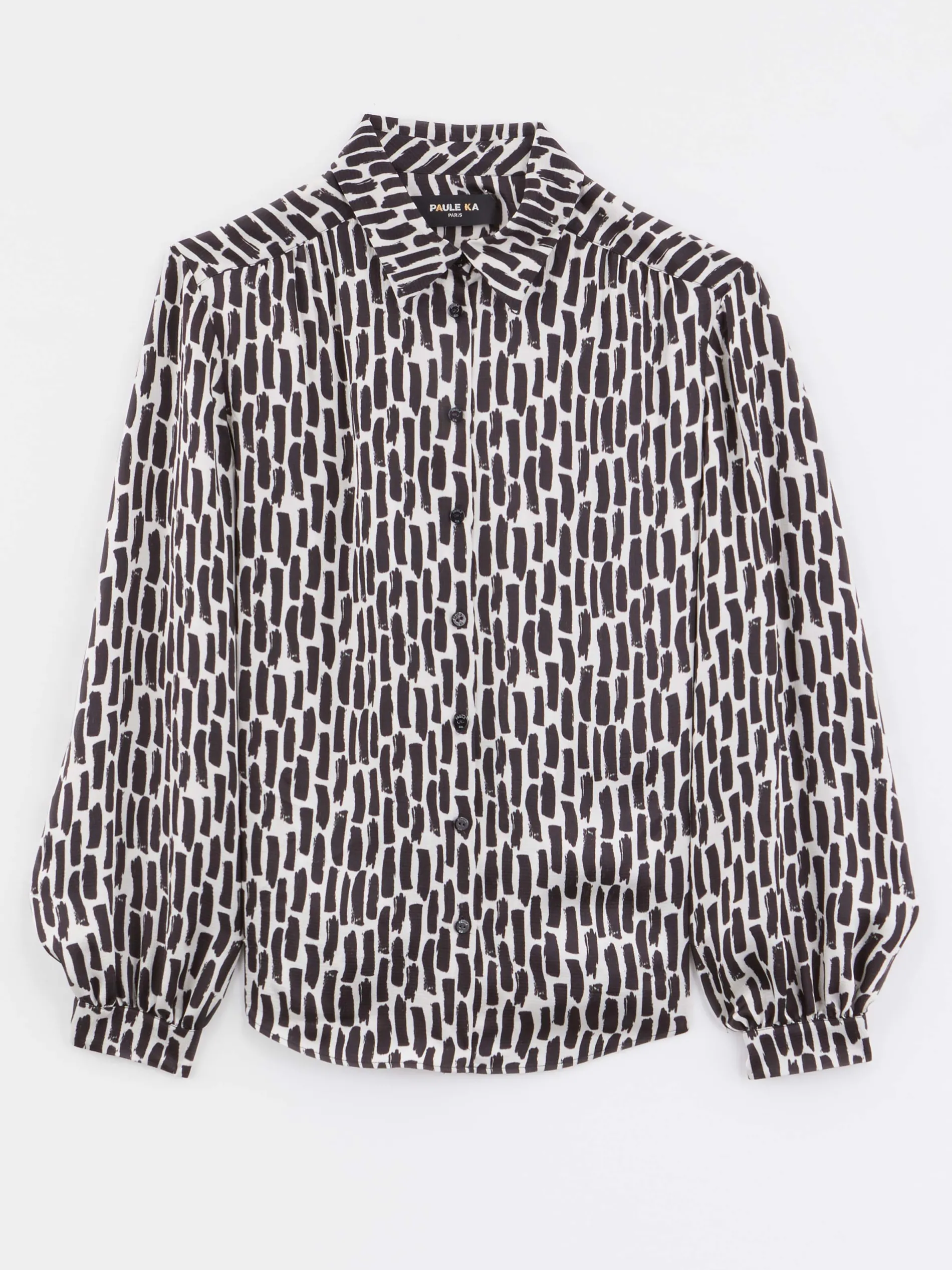Paule Ka Chemisier Imprime Coups De Pinceau En Viscose<Femme Tops