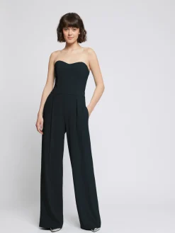 Paule Ka Combinaison Bustier En Crepe Envers Satin<Femme Pantalons Et Combinaisons