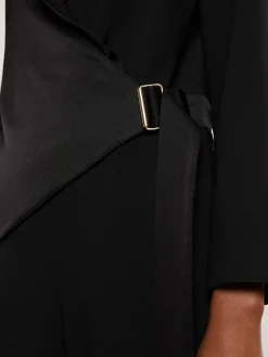 Paule Ka Combinaison Cache-Coeur En Crepe Envers Satin<Femme Pantalons Et Combinaisons