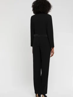 Paule Ka Combinaison Cache-Coeur En Crepe Envers Satin<Femme Pantalons Et Combinaisons