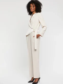 Paule Ka Combinaison Cache-Coeur En Crepe Envers Satin<Femme Pantalons Et Combinaisons