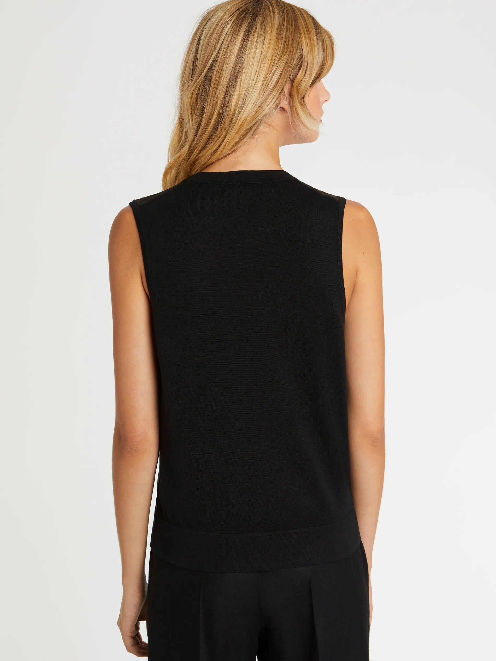 Paule Ka Debardeur Camouflage En Viscose Et Soie<Femme Tops
