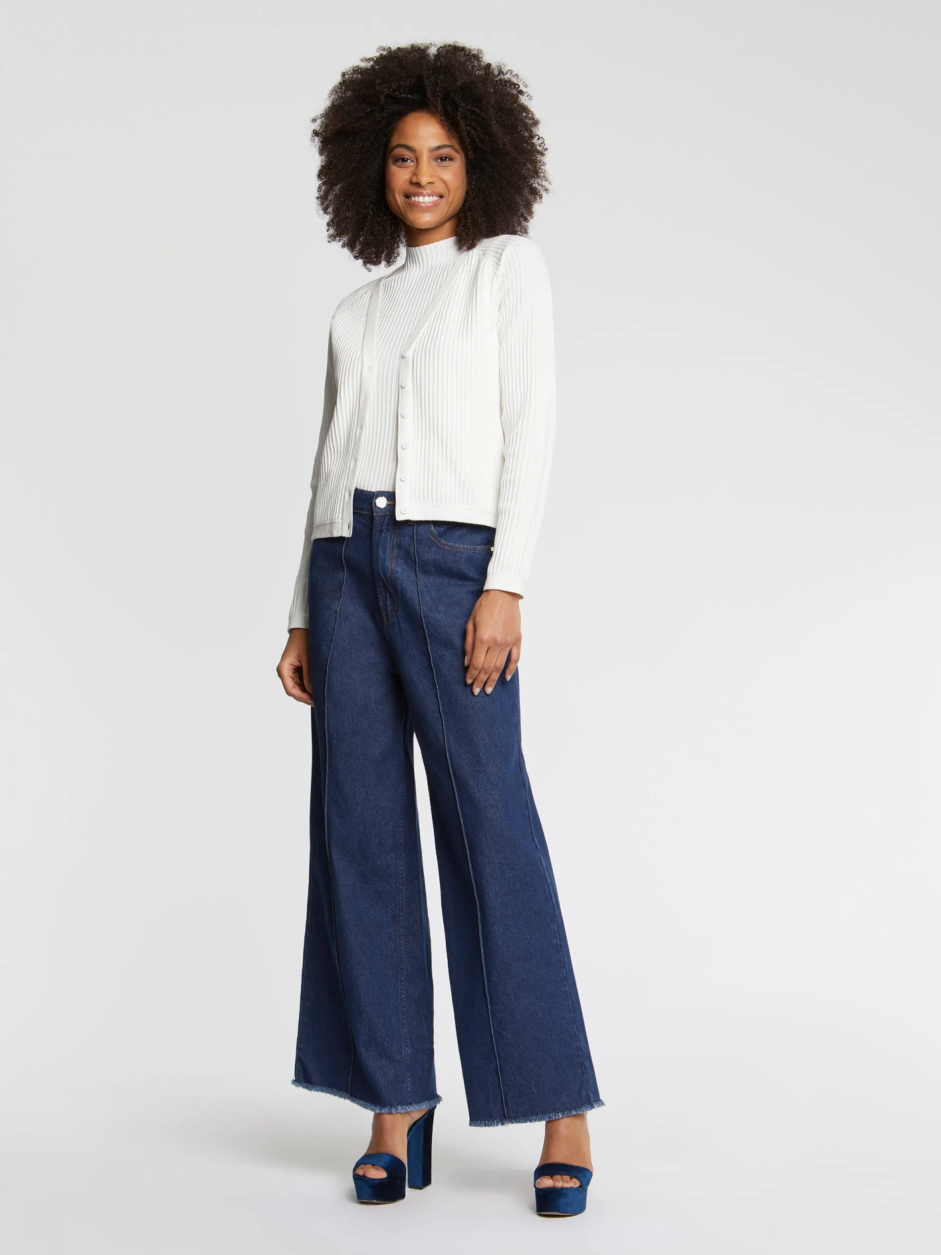 Paule Ka Debardeur Col Montant En Coton Cotele<Femme Tops