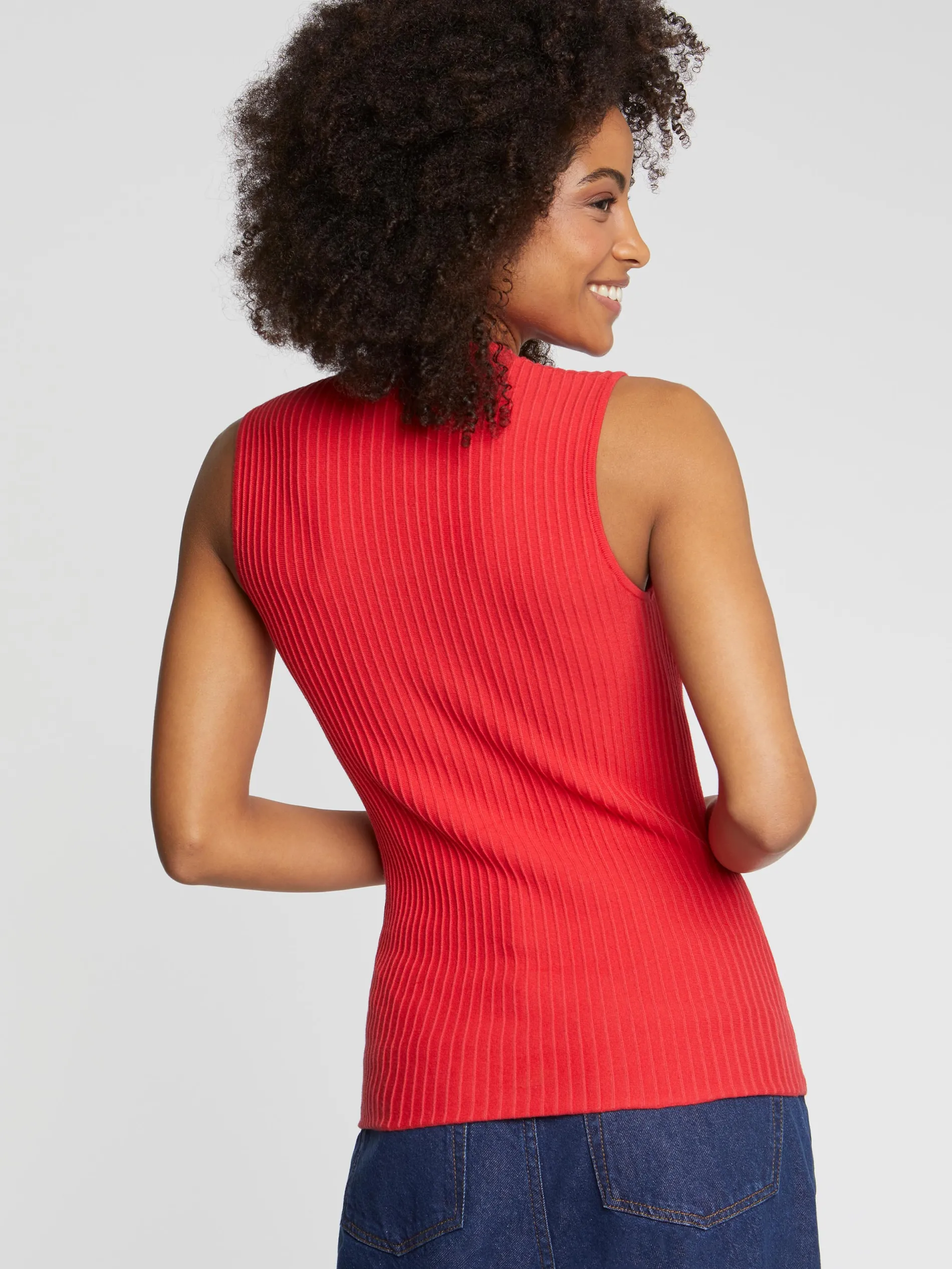 Paule Ka Debardeur Col Montant En Coton Cotele<Femme Tops