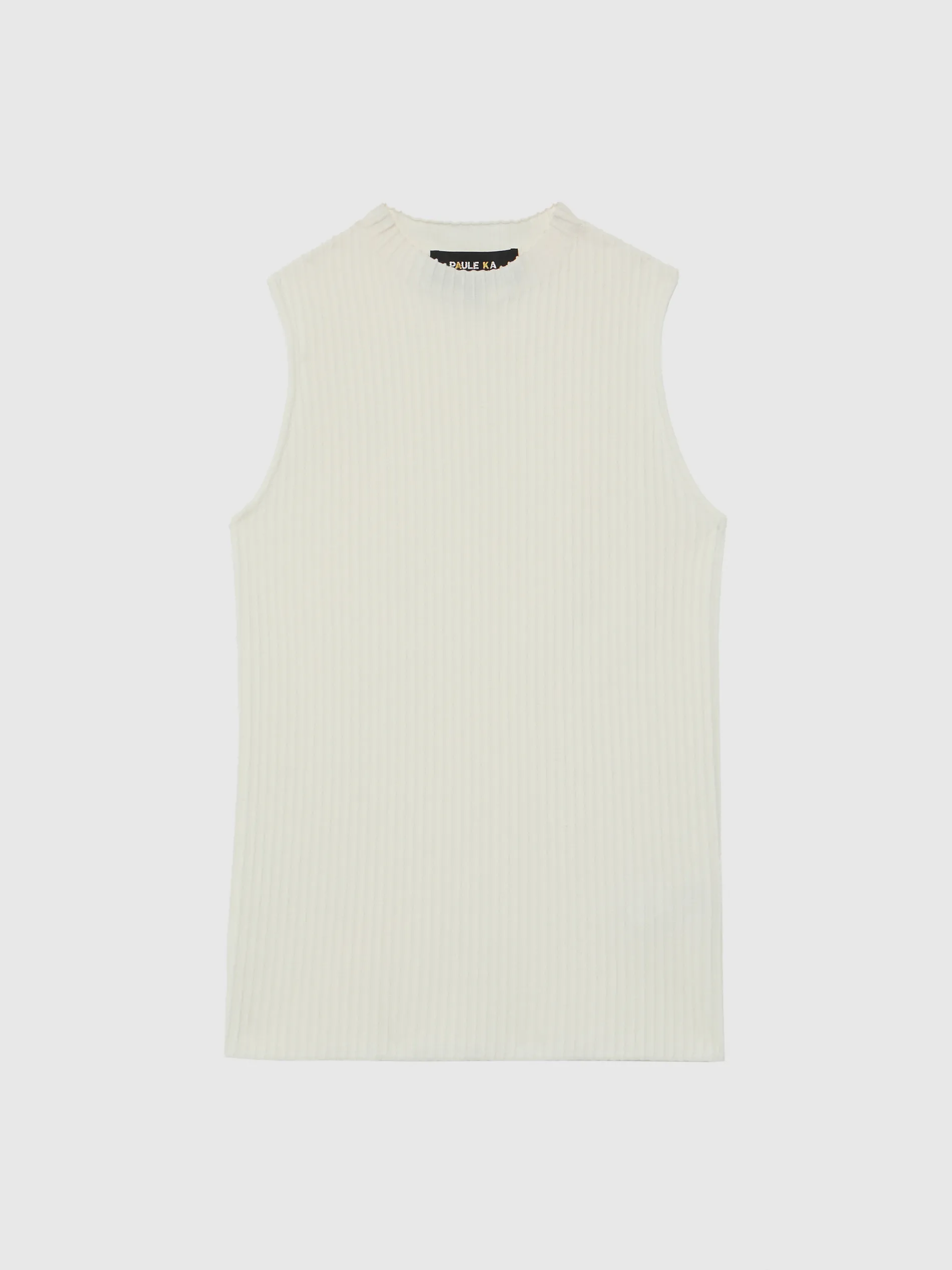 Paule Ka Debardeur Col Montant En Coton Cotele<Femme Tops