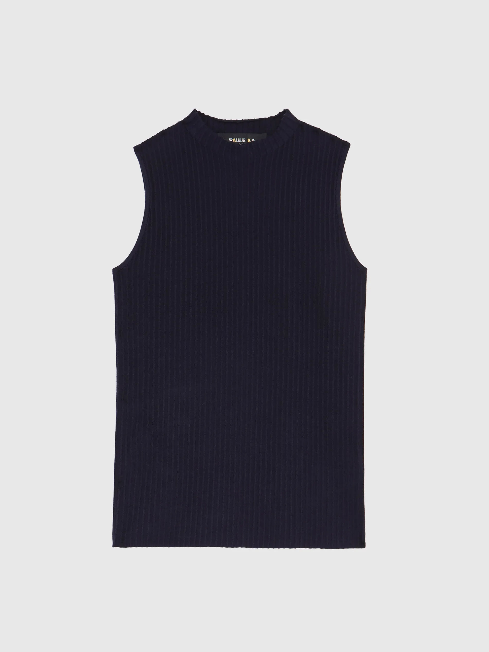 Paule Ka Debardeur Col Montant En Coton Cotele<Femme Tops