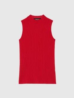 Paule Ka Debardeur Col Montant En Coton Cotele<Femme Tops