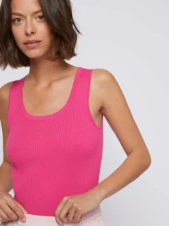 Paule Ka Debardeur En Cotes De Laine Et Soie<Femme Pulls Et Cardigans