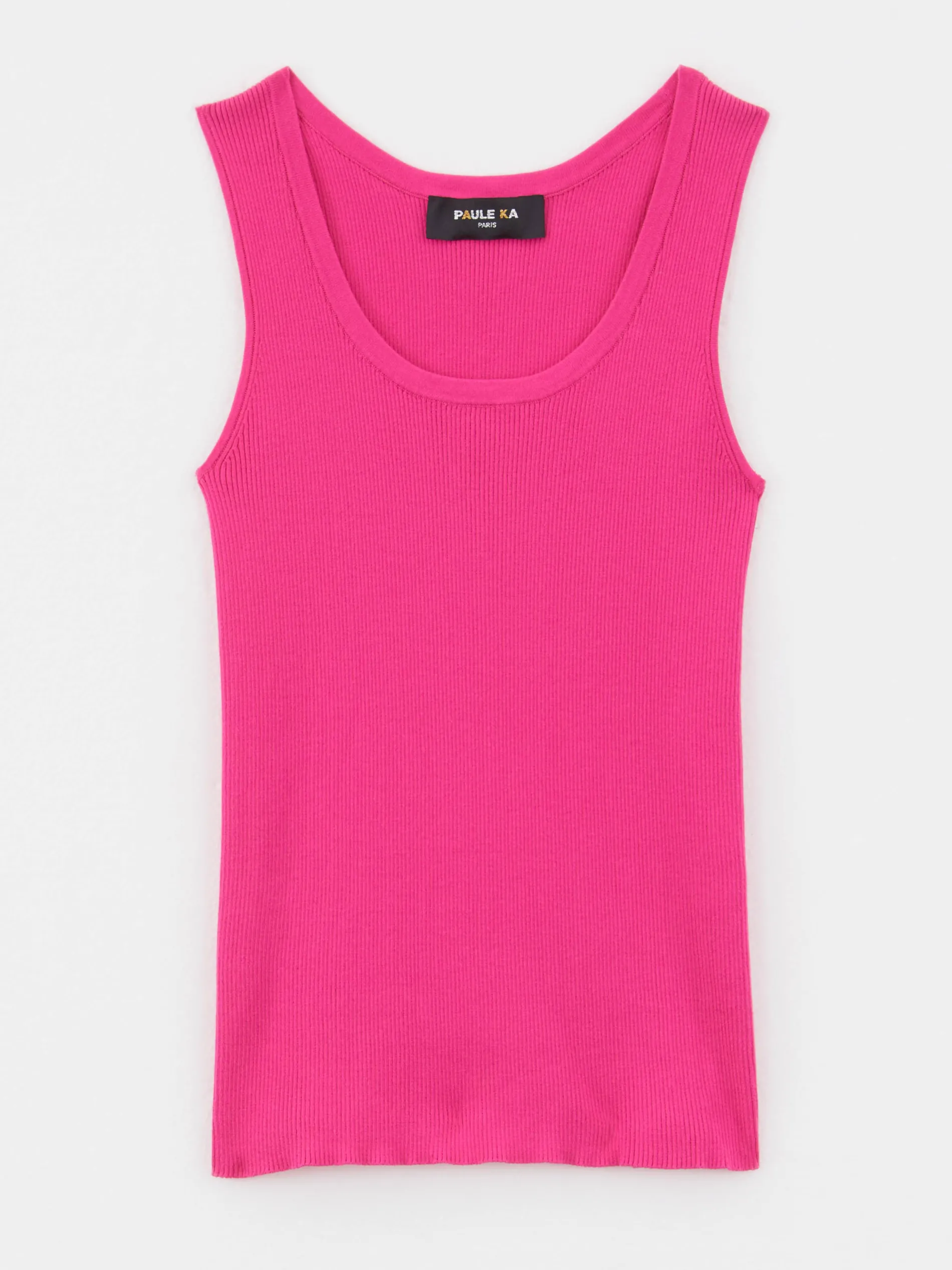 Paule Ka Debardeur En Cotes De Laine Et Soie<Femme Pulls Et Cardigans