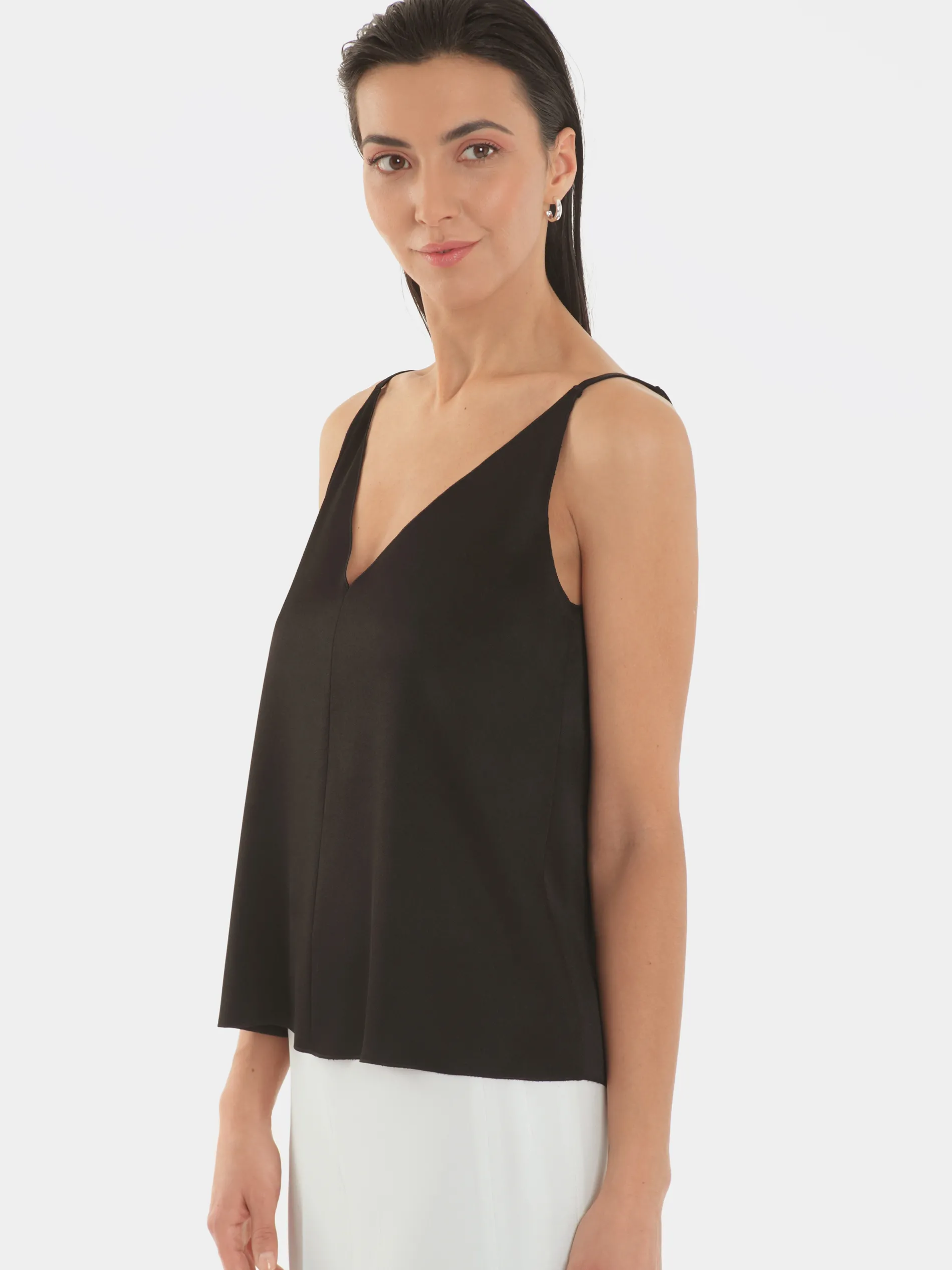 Paule Ka Debardeur En Crepe Envers Satin<Femme Tops